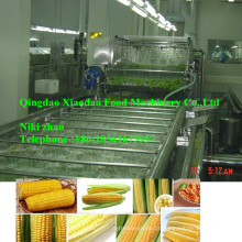 Linha de produção de congelação rápida vegetal completa automática Espiral Blanching